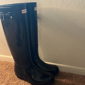 Authentic Hunter Tall Rain Boots (black) Water Proof